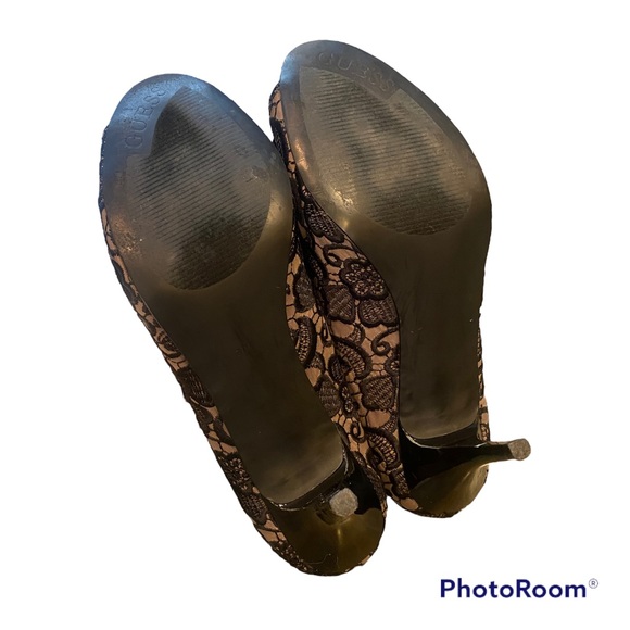 Guess Embroidered Lace-Look Stilettos - Picture 6 of 7